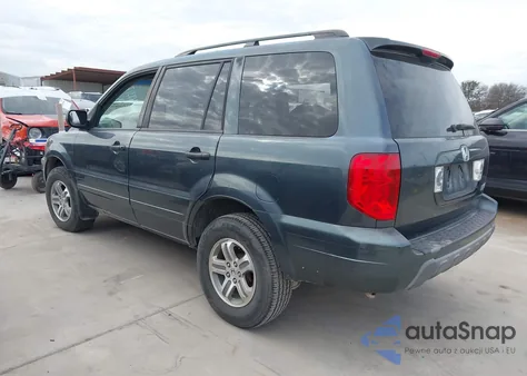 2005 Honda Pilot Ex-L из США, поврежденный, VIN 5FNYF18565B030281